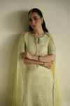 Gulab Butter Yellow Shirt Set