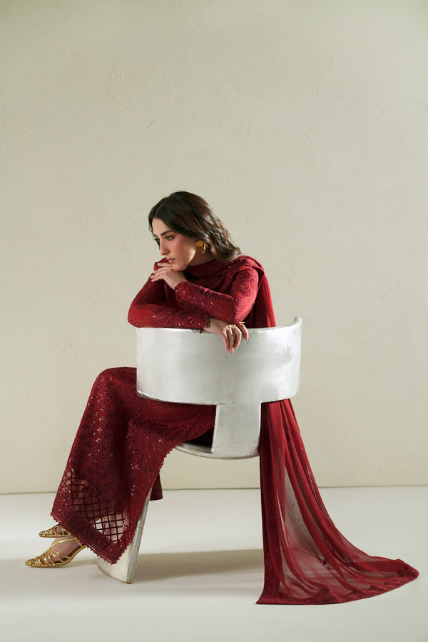Laal Crimson Shirt Set