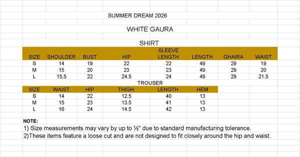 WHITE GAURA