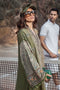 Unstitched Linen DL-1003-Olive Green