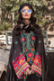 Unstitched Linen DL-1007-Black and Pink