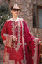 Unstitched Linen DL-1008-Maroon