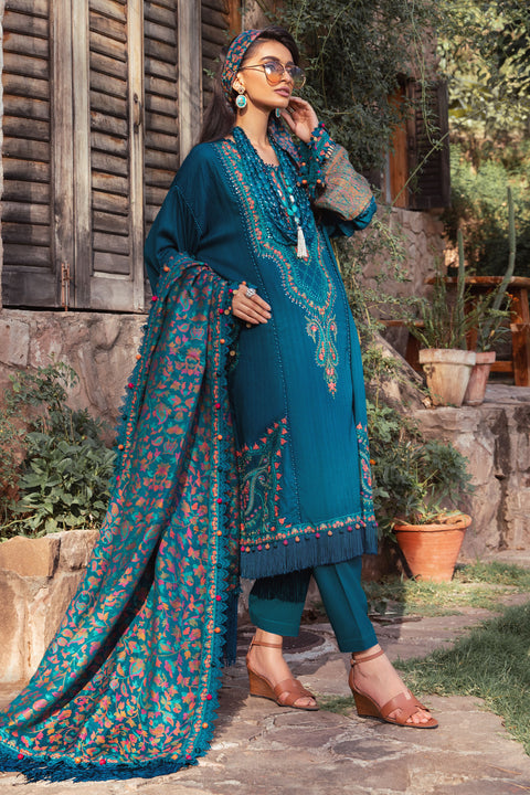 Unstitched Linen DL-1009-Blue