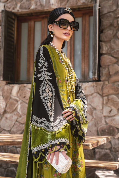 Unstitched Linen DL-1011-Green