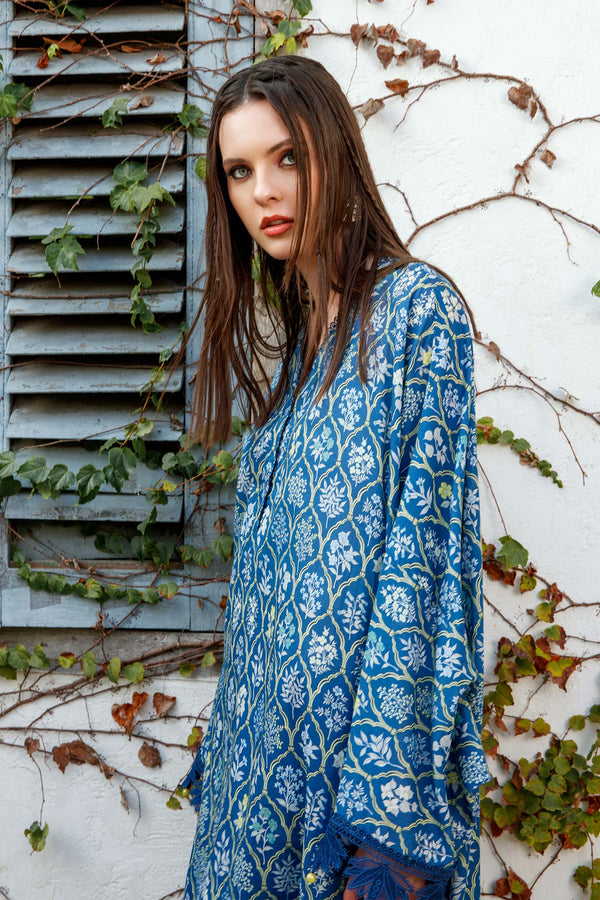 Unstitched fabric | Blue MB-US23-103-A