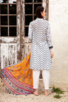Unstitched fabric | White & Blue MB-US23-107-B