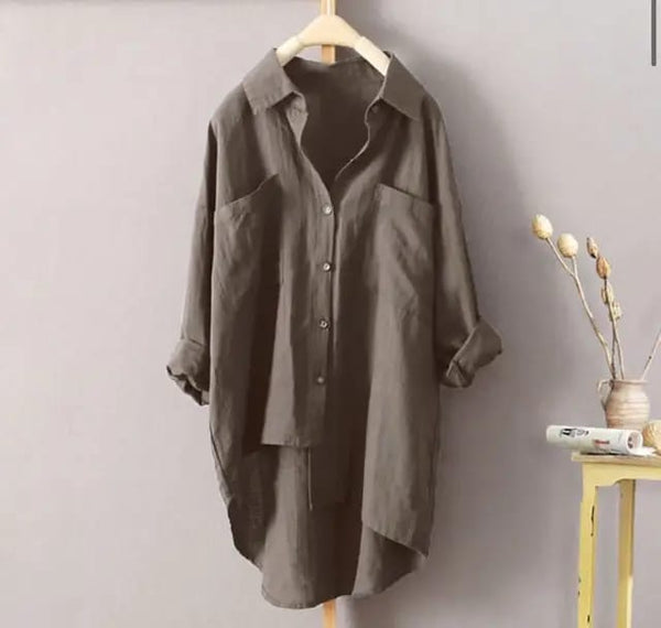 Khaki High Low Top